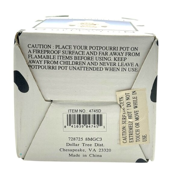 Country Collection 1997 Multi-Color Ceramic Cow Potpurri Pot - Picture 4 of 8